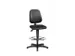 Siège d’atelier pivotant ESD assise 580-850x460x470mm tissu noir