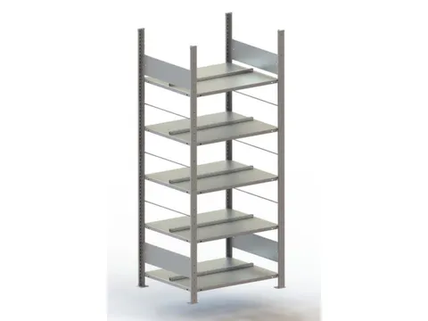 Inhaakstelling Basisveld Verzinkt 1850x806x636mm 5legborden 80kg