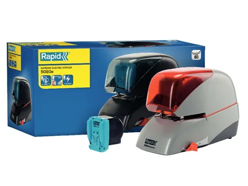 Rapid contactloze elektrische nietmachine 5080E zilver/oranje