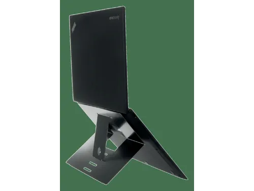 Laptopstandaard R-Go Riser Attachable voor laptops 10-22 inch Zwart