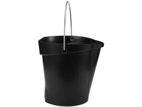 Hygiene 5686-9 emmer 12 liter zwart maatverdeling en schenktuit