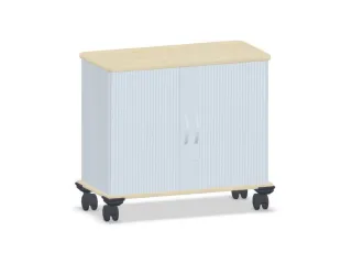 jaloeziedeurkast,HxBxD 720x800x400mm,1xhouten vloer,decor romp esdoorn - 2