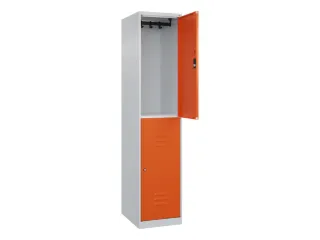 dubbeldekse locker,HxBxD 1850x400x500mm,1x2vak.,vak B 400mm - 2