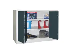 Ruime Vouwdeurkast 1000x1200x600mm 2legborden Ral7035 Front Ral7016