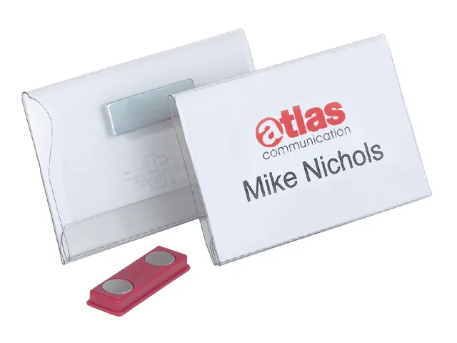 Badge Durable 8117 vlak met magneet 54x90mm