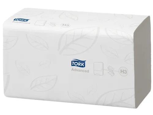 Tork 290190 H3 oplosbare Handdoek Advanced ZigZag 2-laags Wit 15x250v
