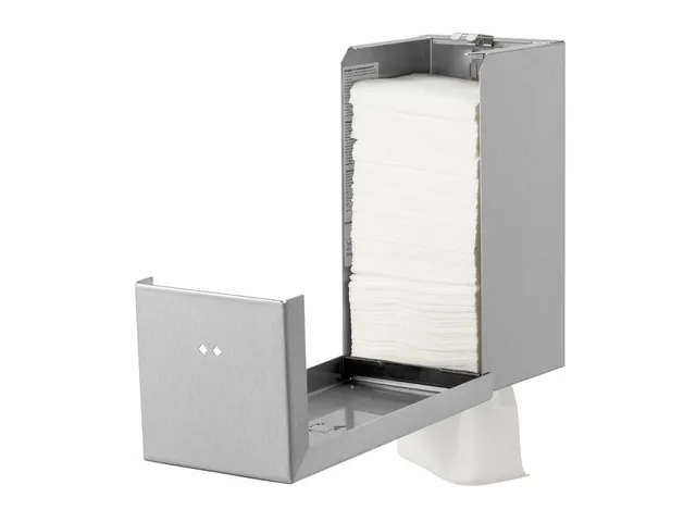 Toiletpapierdispenser RVS voor Bulkpack Toiletpapier