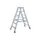 Verrijdbare Boktrap Aluminium L 1 54M 2X6Treden