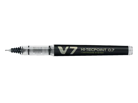 Rollerpen Pilot Hi-Tecpoint V7 Cartridge System Begreen 0.7mm Zwart