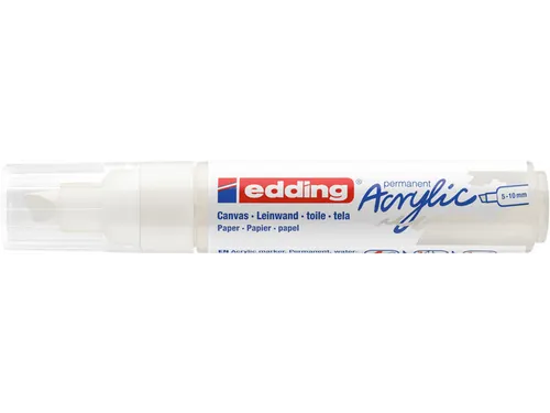 Acrylmarker edding e-5000 breed verkeerswit
