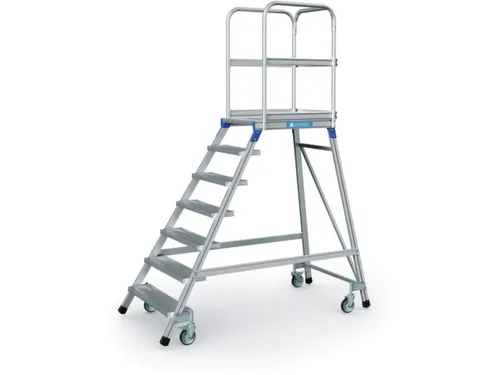 Bordestrap Aluminium Bordes 1680x 600x 800mm 7treden Aluminium