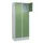 lockerkast,HxBxD 1950x800x500mm,2x4vakken,vak B 400mm,cil.-slot,sokkel