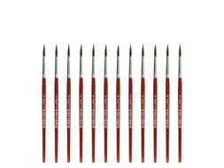 Penseel Kangaro Serie 120 rond Nr. 8 geitenhaar doos 12 stuks