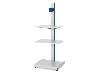 pc-station,HxBxD 1680x650x650mm,monitorhouder,3legborden - 3