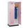 locker,HxBxD 1950x800x500mm,2vak,vak B 400mm,draaigrendel,sokkel