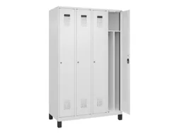 locker voor scheiding van kleding,HxBxD 1950x1200x500mm,4vak
