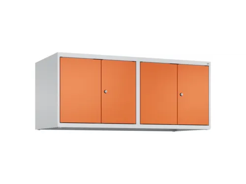 opzetkast,v. locker voor scheiding van kleding,4vak.,vak B 300mm