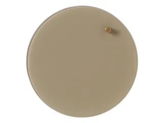 Glasmagneetbord Naga rond 25cm beige - 1