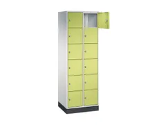 lockerkast,RAL 7035/RDS1108060,HxBxD 1950x620x500mm,2x6vakken