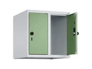 opzetkast,v. locker,2vak.,vak B 250mm,HxBxD 500x500x500mm,vleugeldeur - 2