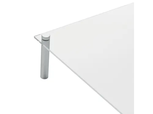 Notitiebord Nobo transparant acryl schuin A4