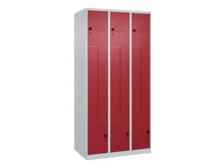 Z-garderobekast,HxBxD 1850x900x500mm,vak B 150/300mm,draaigrendel - 1