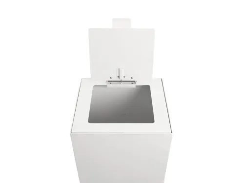 V-Part Top met klepdeksel voor Modulaire Afvalbak 85 en 90 L Wit