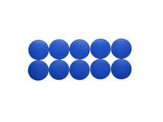Magneet MAUL Solid 38mm 2500gr blauw 10 stuks - 1