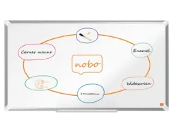 Whiteboard Nobo Premium Plus Widescreen 50x89cm emaille