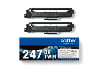 Brother Toner TN247BKTWIN Zwart Dubbel Verpakking - 1
