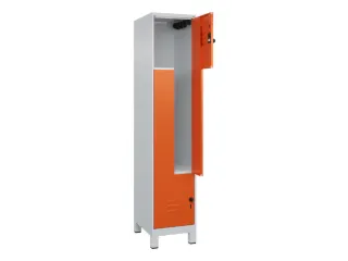 Z-garderobekast,HxBxD 1950x400x500mm,vak B 200/400mm,draaigrendel - 2