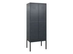 dubbeldekse locker,HxBxD 2120x800x500mm,2x2vak.,vak B 400mm