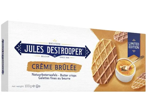 J.destrooper Boterwafel Crème Brûlée 100G