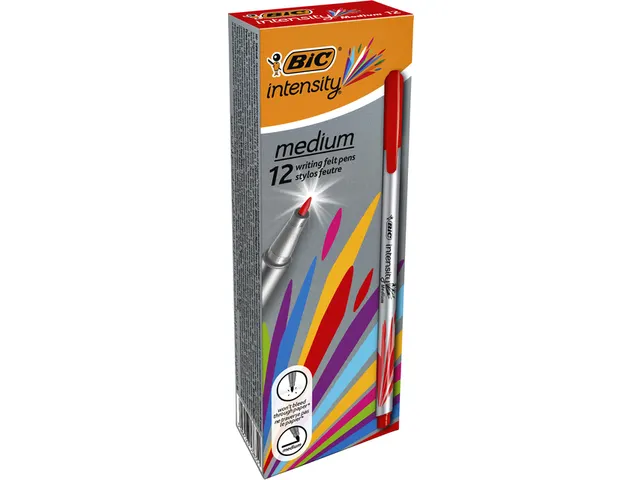 Fineliner Bic Intensity 0.7mm rood