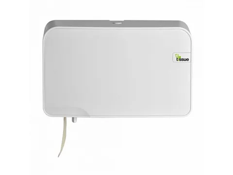 White Quartz duo toiletrolhouder Compact