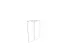 dubbele vleugeldeur v. scheidingswand 3OH HxB 1280x860mm wit