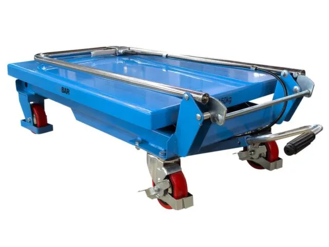 mobiele schaarheftafel,draagverm. 150kg,platform LxB 700x450mm