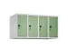 opzetkast,v. locker,4vak.,vak B 250mm,HxBxD 500x1000x500mm,vleugeldeur