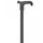 Wandelstok Able2 soft recht handvat zwart