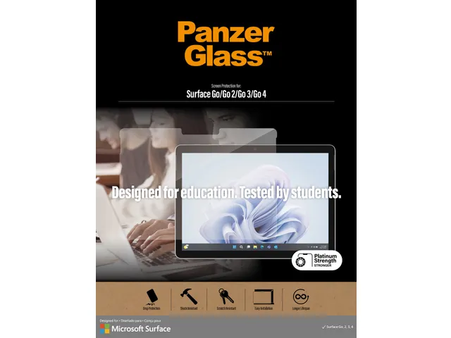 PanzerGlass Screen Protector Microsoft Surface Go 4 | Go 3 | Go 2 |