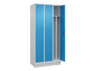 locker voor scheiding van kleding,HxBxD 1950x900x500mm,3vak - 2