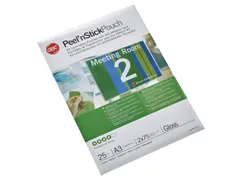 Lamineerhoes GBC A3 zelfklevend 2x 75 micron glanzend 25stuks