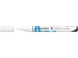 Acrylmarker Schneider Paint-It 310 2mm wit - 3