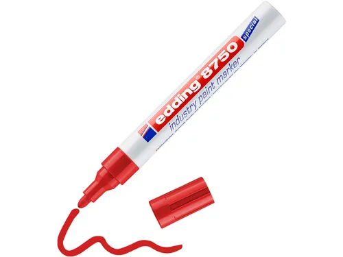 Lakmarker edding e-8750 industry rood