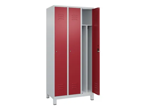 locker voor scheiding van kleding,HxBxD 1950x900x500mm,3vak