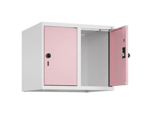 opzetkast,v. locker,2vak.,vak B 300mm,HxBxD 500x600x500mm,draaigrendel