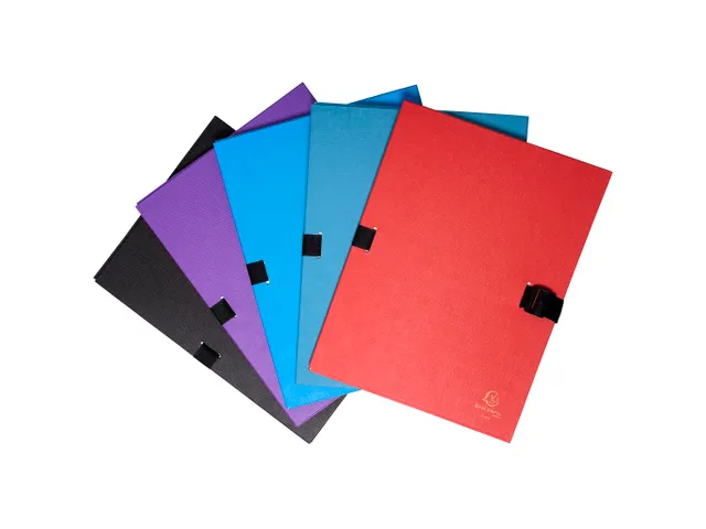 Map uitrekbare rug N'clip Assorti 24x32cm A4