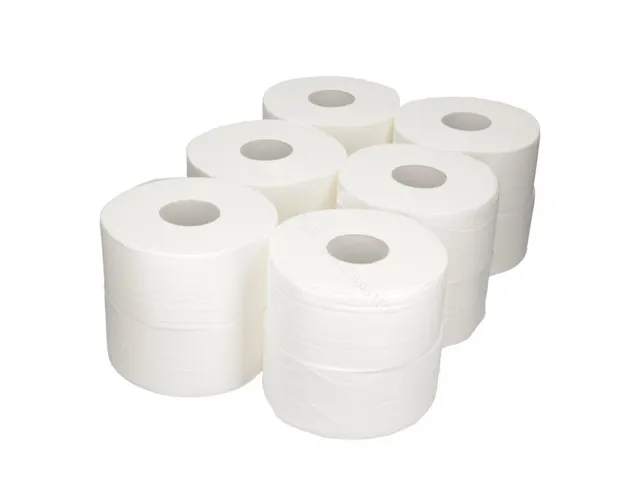 Toiletpapier Budget Mini Jumbo 2-laags 170m 12rollen