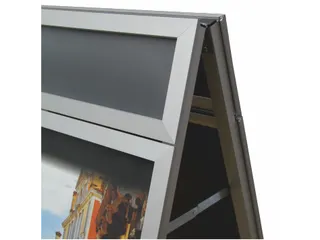 Europel A-Stoepbord A1 met Topbord 32mm profiel Aluminium - 5