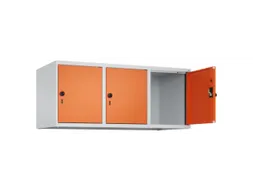 opzetkast,v. locker,3vak.,vak B 400mm,HxBxD 500x1200x500mm